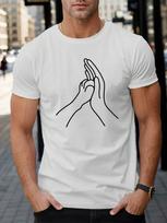 Unisex's Short-Sleeved T-Shirt With The WoQIANs  The Most Handsome Dad  Printed On It S