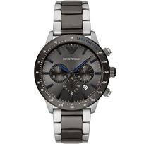 Emporio Armani AR11391 Mario Chronograph Vyriškas laikrodis 43mm pilka