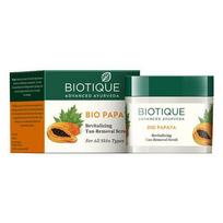 Biotique Bio Papaya Atgaivinantis šveitiklis įdegiui šalinti, 75 g
