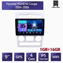 9 colių Android Car Radio Carplay, skirtas Hyundai ROHENS Coupe 2004-2006 Car Multimedia Video Player GPS Navigacija WIFI 2+32GB 1+16GB blue