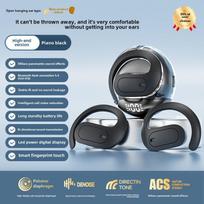 Mažas kokoso rutuliukas OWS Kabantis ausies Bluetooth ausinės Vandeniui atsparios Itin ilgas baterijos veikimo laikas AI vertimo ausinės juoda