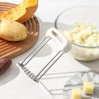 Virtuvinis daržovių grūstuvas Virtuvės reikmenys balta