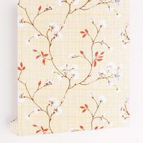 Plum Blossom Peel and Stick Wallpaper Beige Self-Adhesive Wallpaper Removable Modern Texture Wallpaper Waterproof Vinyl Film 1mx45cm white