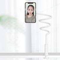 Lazy Bedside Desktop Mobile Phone Clamp Bracket Flexible Long Arm Gooseneck Lazy Person Bracket with Handle Overhead Live Bracket Lazy Bracket