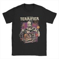 Vyriški Moteriški Kalėdų Senelio Menas Klounas Terrifier 3 Siaubo Filmas Kalėdiniai Grafiniai Marškinėliai Drabužiai Marškinėliai Tee Drabužiai Originalus#Spalva(7) S juoda