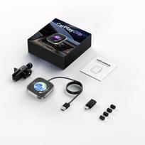 Laidinis į belaidį CarPlay konverteris, Automobilio išmanaus ryšio ir pramogų sistemos adapteris, Atnaujintas oro gaiviklio spaustukas Standard Version