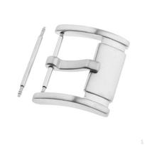 Sagtis Šlifuotas vientisas nerūdijančio plieno dirželio užsegimas 18mm-22mm 22mm white