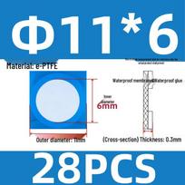 Jundingying e-PTFE Outdoor Waterproof Vent Membrane 11mm Diameter