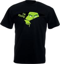 Grinch 100% Cotton T-shirt Mens Tees Top, Ew People Grinchmas Shirt, Gift for Grinch Lovers,Unisex Tee Top L