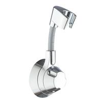 Shower Head Holder Upgraded Shower Holder Bracket 360Degree Adjustable Wall Mount for Standard Handheld Showerhead 1