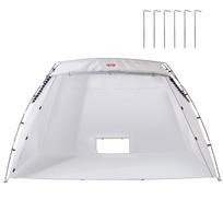 Spray Paint Shelter, 10x7x6ft Portable Spray Paint Tent with Built-In Floor & Mesh Screen, Foldable Pop Up Paint Booth for Furniture Large DIY Hobby