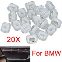 20 X Durų apdailos skydelio spaustukai Tinka 3 serijai-E46 E90 E91 E92 E93 E53 gray