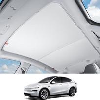 Stoglangio skėtis nuo saulės Tesla Model Y Juniper 2025 Nano Ledo Kristalo Šilumos Izoliacija Stiklas Priekinis Galinis Stoglangio Skydelis Nuo Saulės Priedai For Model Y Juniper