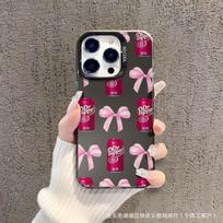 Bow can for iPhone11/12/13/14/15 mobile phone case Apple 16PROMAX anti-drop xs iPhone 7/8