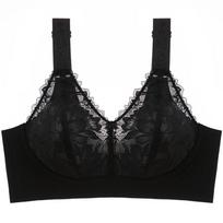 Large Bust Shaping Lingerie Lace Shaping Side Boob Support Anti-sagging Thin Plus-size Summer Bra 34/75CD juoda