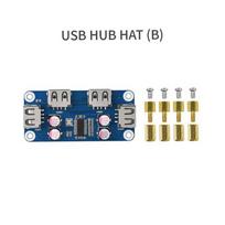 Raspberry Pi Zero with 4-Port USB 2.0 Hub Expansion Board, Spring Pin Plug-and-Play
