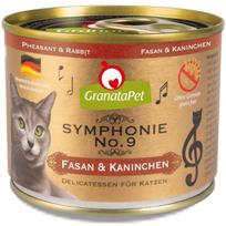 GranataPet Symphonie - daug mėsos turintis kačių maistas, fazanas ir triušis