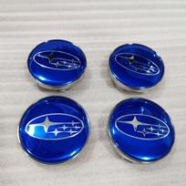 Subaru rato centrinis dangtelis Stebulės dangtelis Subaru naujo automobilio ratui One Size mėlyna