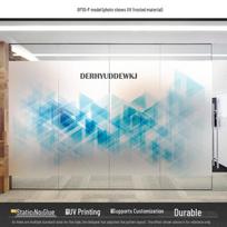 Individualus LOGO Geometrinė matinio stiklo plėvelė: Matinė, nuo smalsių akių sauganti, šviesai pralaidi dekoratyvinė plėvelė biuro pertvaroms Custom link. Contact customer service white