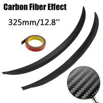 Universal Car Carbon Fiber Fender Flares Mud Flaps Splash Guards Arch Wheel Eyebrow Lips Strips Trim For Car Truck SUV Body Kit