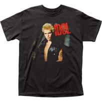 Billy Idol albumo viršelis Unisex marškinėliai Muzika Klasikinis Rokenrolio grupės marškinėlis Naujas Juodas M