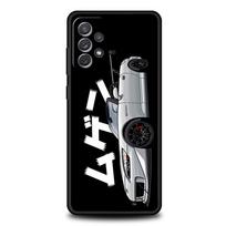 JDM Tokyo Drift Sportinio Automobilio Telefono Dėklas Samsung A13 A51 A71 A41 A31 A21S A11 A01 A03S A12 A32 A52 A22 A23 A33 A53 A73 5G Viršelis Samsung A73 5G gray
