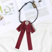 Japanese Style Bow Tie for Women Student Preppy Style Shirt Accessories JK