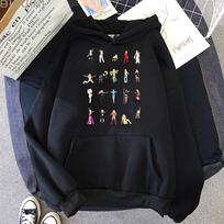 Britney Spears iliustruotas gobtuvas Klasikinio stiliaus dizainas popmuzikos apdovanojimams Unisex Britney gerbėjų dovanų megztiniai L black