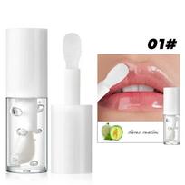 5 Colors Moisturizing Fruits Candy Lip Gloss - Pearlescent Lustrous Mirror Nude Lip with Natural Lip Oil Valentine's Day Gifts