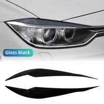 Gloss ABS Headlight Eyebrow Eyelid for BMW F30 Sedan 2012-2015 320i 328i 335i F80 M3 2014-2018 F31 Touring 2013-2015 320i 328i