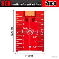 Laser Level Target Board Red/Green Line Beam Distance Plate Inch/cm Leveling Board Tool Hanging On Wall & Floor
