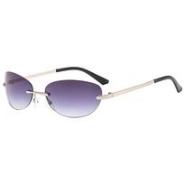 Hailey-Style Frameless Oval Sunglasses - Y2K Millennial Hot Girl European & American Trend for Men & Women