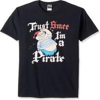 Disney Mens Peter Pan Tinkerbell Trust SMEE I'm a Pirate Graphic T-shirtT-Shirt S
