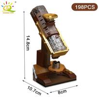 HUIQIBAO MOC Coffee Machine Model Building Blocks Ornaments City Construction Bricks Set Children Toys For Kids Friend Game Gift no box
