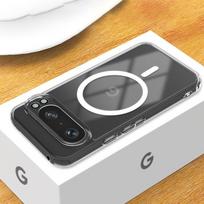 -HD magnetinis telefono dėklas Google Pixel 10 9 Pro XL 9A 8A 8 7 7A 6 6A Pro, Magsafe belaidžio įkrovimo, akrilinis dangtelis For Pixel 6A