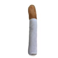 Naujovė, cigaretės formos pliušinis šunų žaislas, cypsiantis kimštas kramtomasis žaislas mažiems ir vidutinio dydžio šunims, juokingas interaktyvus žaidimų dovana augintiniui balta