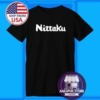 Nittaku Ping Pong Table Tennis Men's Black Size S-5XL M