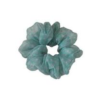 Hair Tie for Women, High Elastic Mesh Fabric Hair Rope, Plaid Pattern Lightweight Soft Half-Tied Updo Ponytail Holder, Korean Style Hair mėlyna