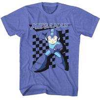 Megaman Checkered Flag Men T Shirt XL