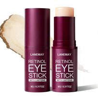 Retinol Eye Stick with Caffeine, Eye Balm Moisturizes Anti Aging for Dark Circle, Wrinkles, Retinol Eye Cream For Puffiness and Bags Reduces Fine Line 1PCS