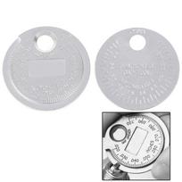 Spark plug gap gauge tool measurement coin-type 0.6-2.4mm range spark plug gage One Size