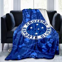 Cru-zeiro Esporte Club Crest Printed Throws Blanket Soft Flannel Blankets for Couch Bed Gifts for Men Women Picnic blanket Christmas gifts 75x90cm