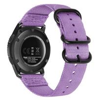 22mm Nylon Strap For Huawei Watch 4/3 GT4-3-2 Pro Samsung Galaxy Watch 3/S3 Sports Loop Bracelet Belt Amazfit GTR 4/Stratos Band 22mm Width violetinė