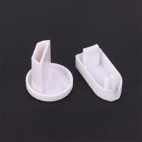 5Pcs PVC Bottom Rail Sealing Plug Cap Sleeve Non-slip Hand-pull Curtain Track Accessories Plastic End Cap For Roller Blinds 02