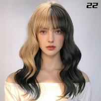 MISS WIG Švelni Natūrali Trumpa Banguota Peruka Sintetinis Su Kirpčiukais Perukų Priauginimas Peties Ilgio Garbanoti Plaukai Moterims Kasdieniam Naudojimui 30cm beige
