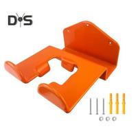 Grass Trimmer Rack Wall Mount Weedeater Hanger Heavy Duty Steel Weed Wacker Hooks Garage Organizer for Hedge Trimmer Garden Power Tool 1pc oranžinė