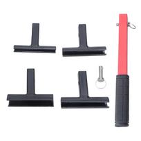 Hinges Adjusting Wrenches Set Portable Sturdy 4 in 1 Tool for Door Hinges Adjustment Sturdy Metal with Rubber Grip