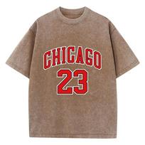 Chicago Basketball Spirit 23 Man Tee Shirt Graphic Sports Tee Clothing High-Quality T Shirt Cute Fashion Clothing S