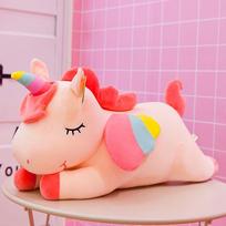 Explosive angel unicorn doll cute rainbow pony plush toy girl cloth doll 30cm (0.14kg) rožinė