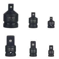 6 Piece Impact Socket Adapter Reducer Set Impact Driver Wrench 1/4  3/8  1/2  3/4  Sqaure Drives Socket Adaptor Tool 1